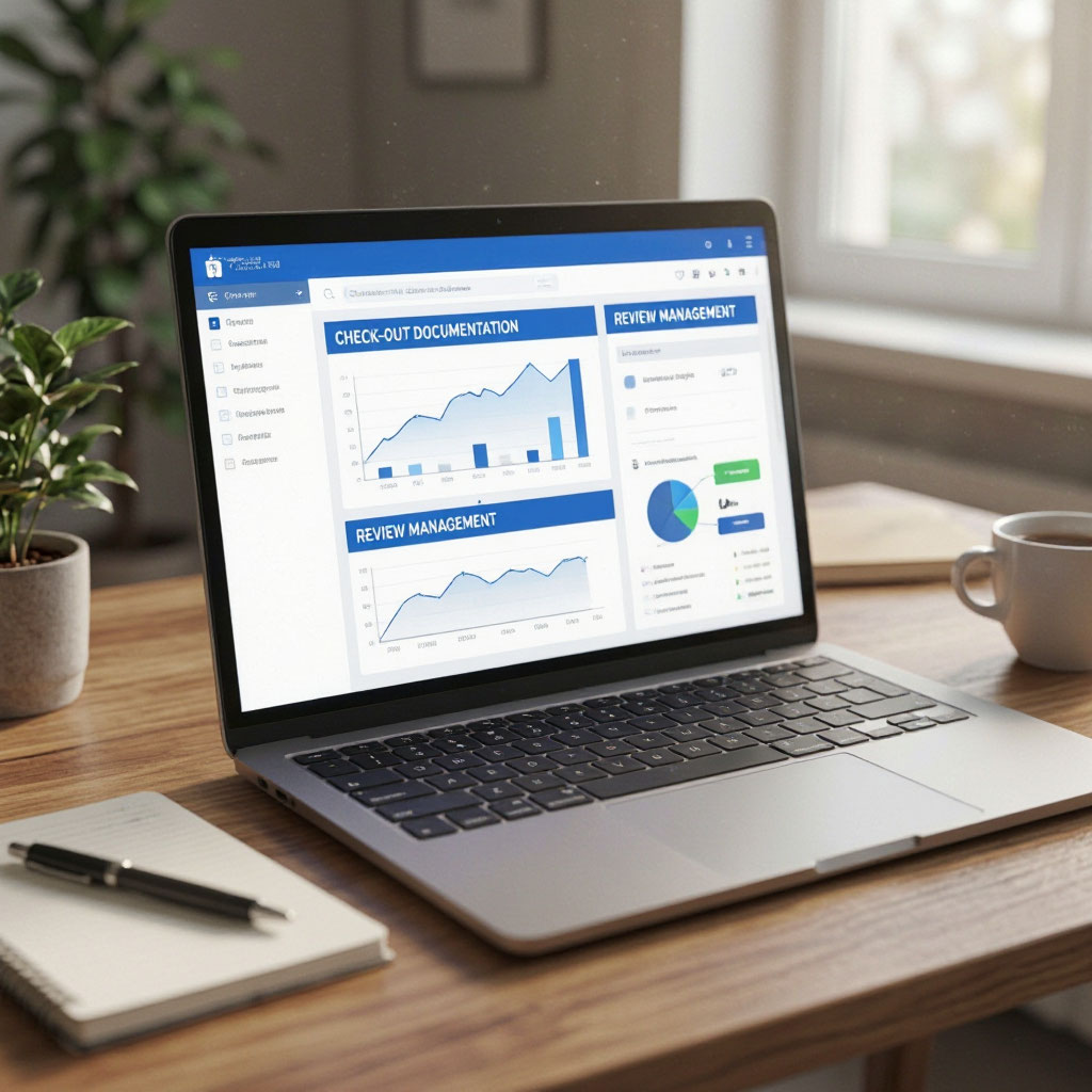 Check-out documentation and review management